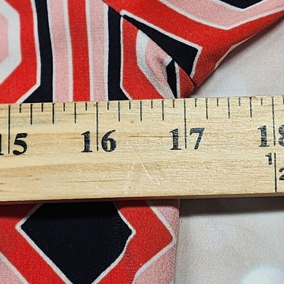 Michael Kors Women's Dress Coral Geometric Shape Dress, Women's Small - Picture 5 of 6